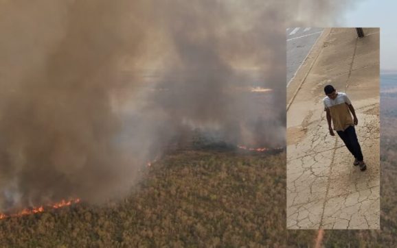 Incêndio em área federal do Exército, em Rondonópolis, foi criminoso; assista