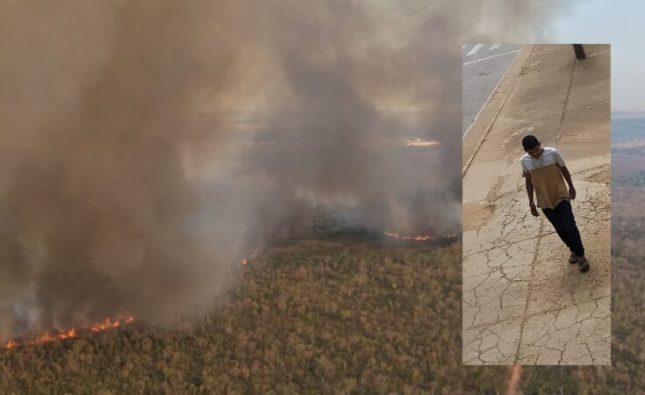 Incêndio em área federal do Exército, em Rondonópolis, foi criminoso; assista
