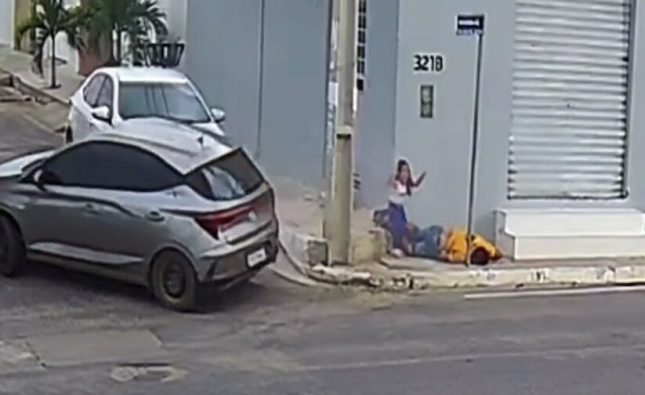 Pai é executado no meio da rua enquanto levava a filha para a escola; vídeo mostra tudo