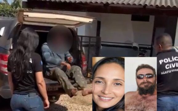 Polícia Civil prende homem que assassinou companheira e se escondeu por dias em área de mata; vídeo
