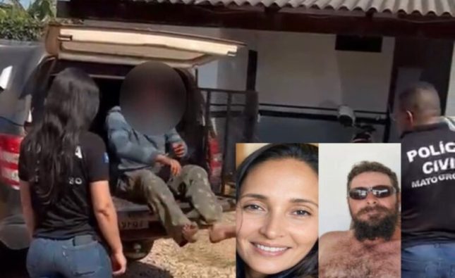 Polícia Civil prende homem que assassinou companheira e se escondeu por dias em área de mata; vídeo