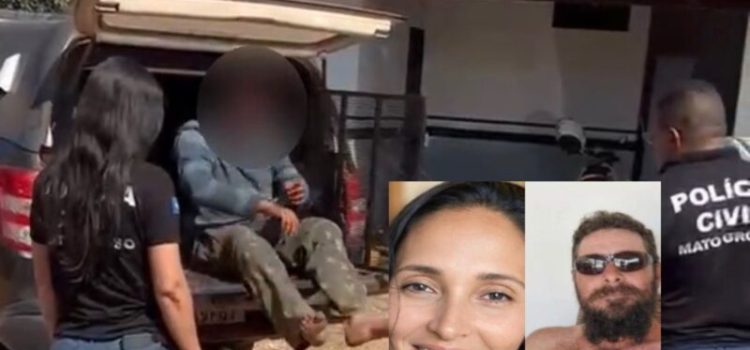 Polícia Civil prende homem que assassinou companheira e se escondeu por dias em área de mata; vídeo