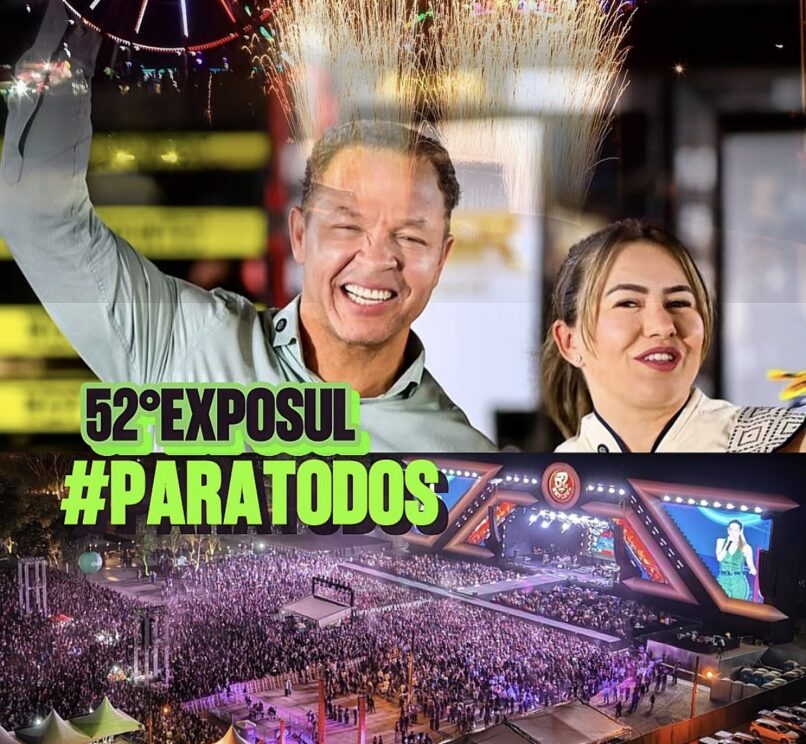 Prefeito Cláudio Ferreira celebra sucesso da Exposul após abertura histórica: “A Exposul é de todos nós”