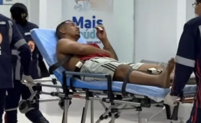 Suposta amante esfaqueia ‘garanhão’ durante briga com esposa e vídeo mostra chegada ao Hospital Regional