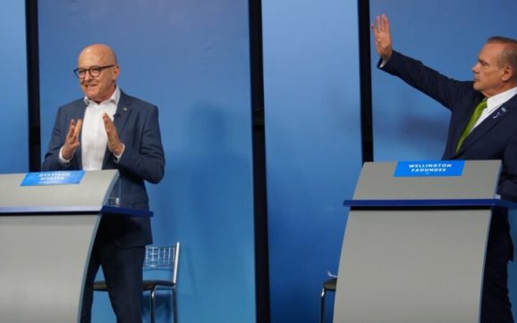 Wellington apresenta propostas e protagoniza principais embates em debate na Rádio Centro América