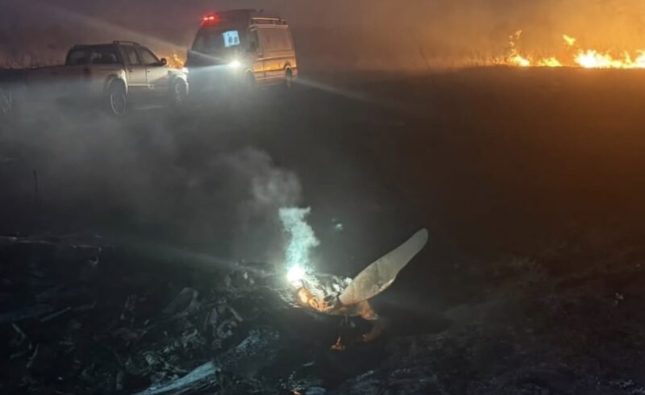 Avião cai e duas pessoas morrem às margens da MT-130; vídeo mostra cenário de destruição