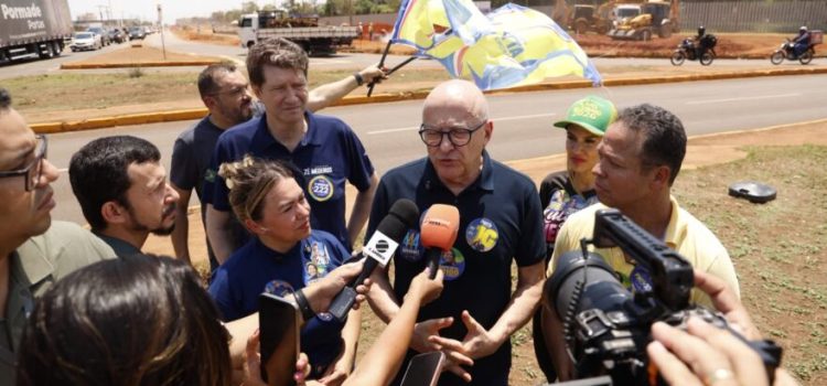 Cláudio Ferreira e Otaviano Pivetta anunciam preparativos para começo do viaduto na Estudantes
