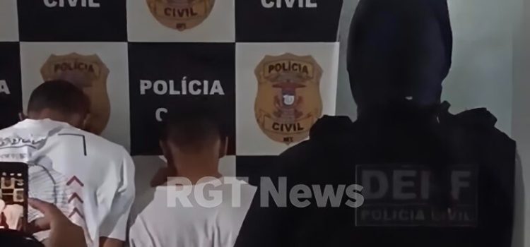 DERF prende dupla suspeita de invadir e furtar escritório de deputado estadual em Rondonópolis; vídeo