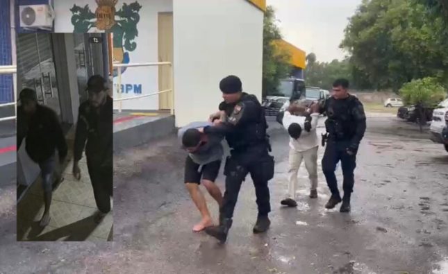 Dupla suspeita de furtar lojas no Centro presa em flagrante em Rondonópolis; vídeos mostram ação e prisão