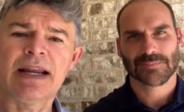 Eduardo Bolsonaro sai em defesa de Medeiros após vazamento de áudio