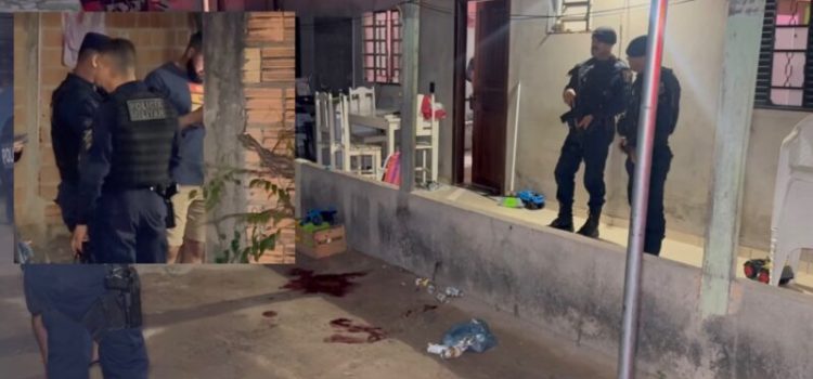Família tem casa invadida, morador reage e mata a tiros o invasor em MT; vídeo