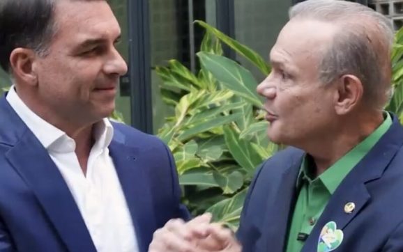 Flávio Bolsonaro pede voto para Wellington e diz que PL vai “recolocar Mato Grosso nos trilhos”