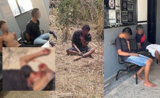 Homem escapa de execução por facção e PM o resgata com fio no pescoço; vítima vai parar no Hospital Regional; vídeo forte