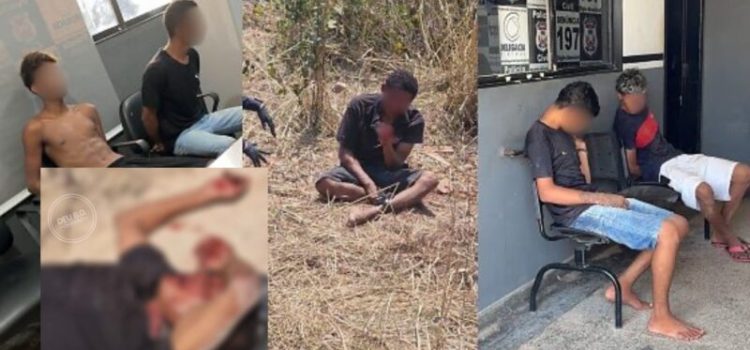 Homem escapa de execução por facção e PM o resgata com fio no pescoço; vítima vai parar no Hospital Regional; vídeo forte