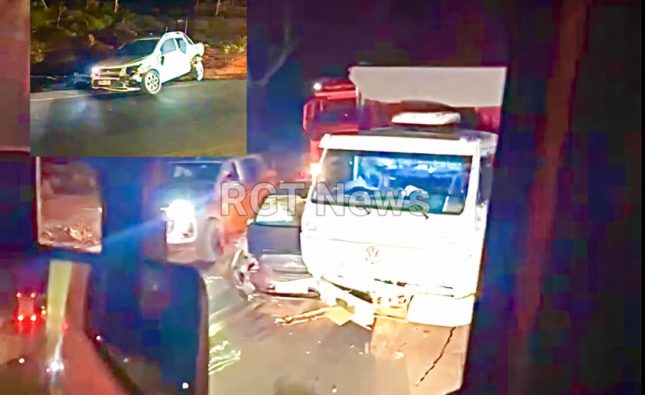 Jaciara/Rondonópolis: colisão entre 5 veículos quase causa tragédia, deixa motorista ferido e interdita BR-364