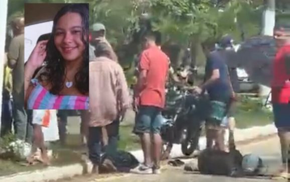 Jovem de 18 anos morre após moto com três pessoas, incluindo bebê, bater em poste em MT; vídeo forte