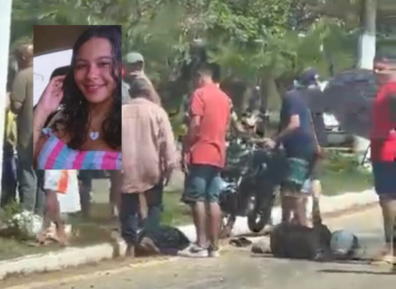 Jovem de 18 anos morre após moto com três pessoas, incluindo bebê, bater em poste em MT; vídeo forte