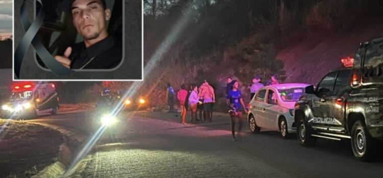Jovem de 21 anos morre em acidente de moto perto da Cachoeira do Prata