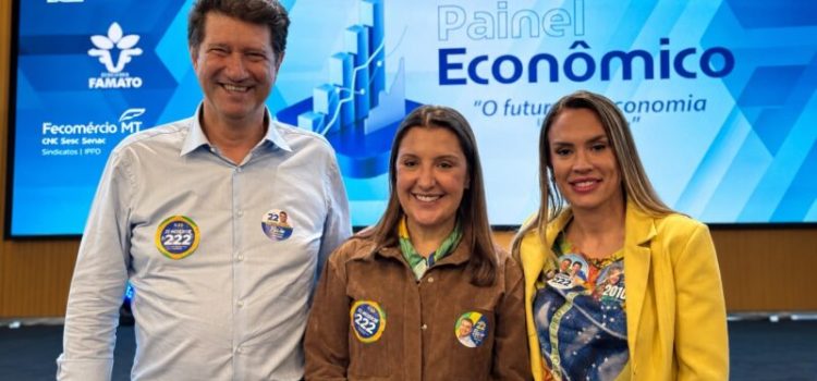 Kalynka Meirelles representa Sul de MT em debate sobre futuro da economia brasileira