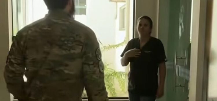 Mato-grossense volta da guerra da Ucrânia sem avisar e faz surpresa para mulher; vídeo viralizou