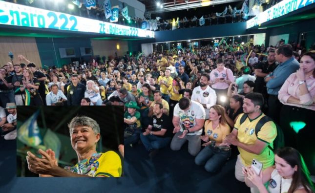 Medeiros reúne mais de 6 mil apoiadores em evento com Flávio Bolsonaro e lideranças da direita em Cuiabá