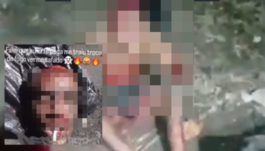 Membro do CV cai em emboscada e acaba decapitado e tem braços cortados por rivais; imagens fortíssimas