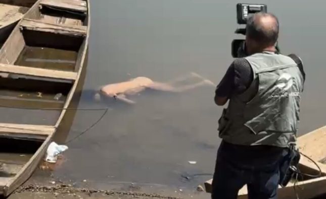 Mistério no rio: vídeo mostra momento em que mulher nua é encontrada morta boiando no rio Cuiabá
