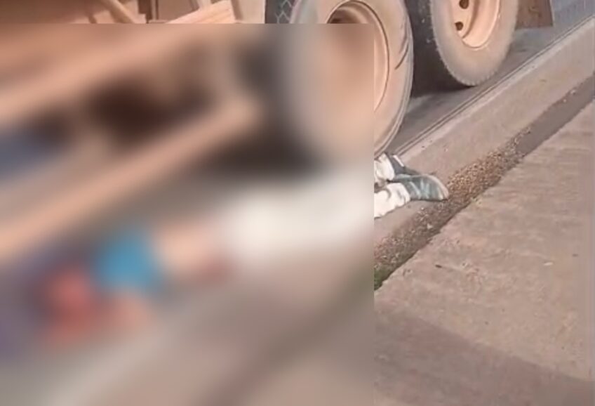 Motociclista arrastado por carreta teve mão amputada e continua em estado grave em Rondonópolis; vídeo