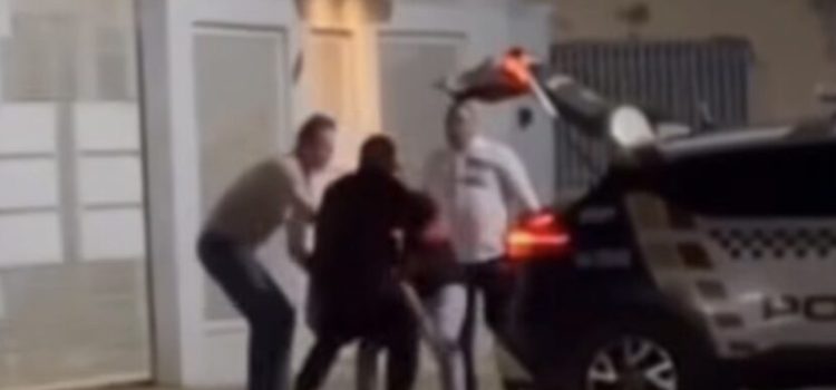 PM dá tiro para conter homem “furioso” com faca em confusão com esposa e amante em MT; vídeo mostra tudo