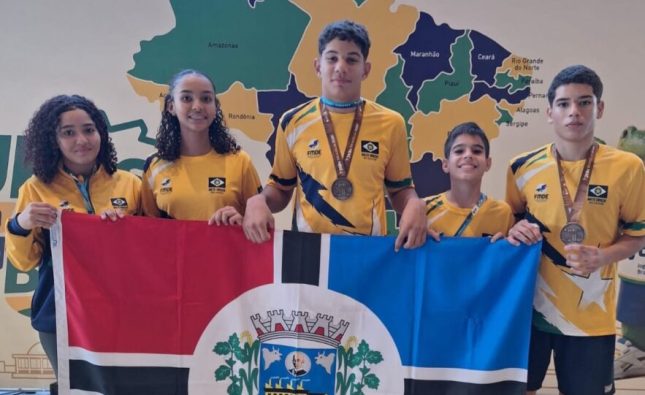 Rondonópolis conquista quatro medalhas nos Jogos Escolares Brasileiros Sub-14
