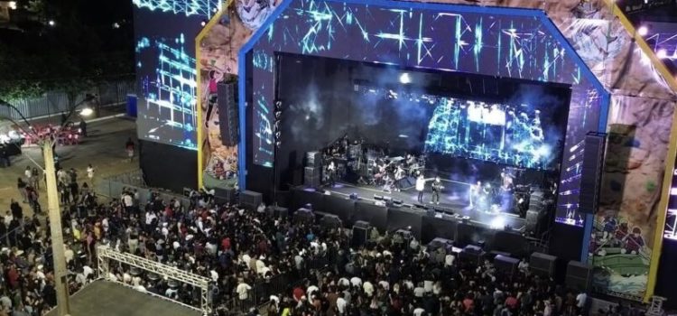 Tarado leva surra após passar a mão por dentro da blusa de menina de 11 anos em famoso evento de Jaciara
