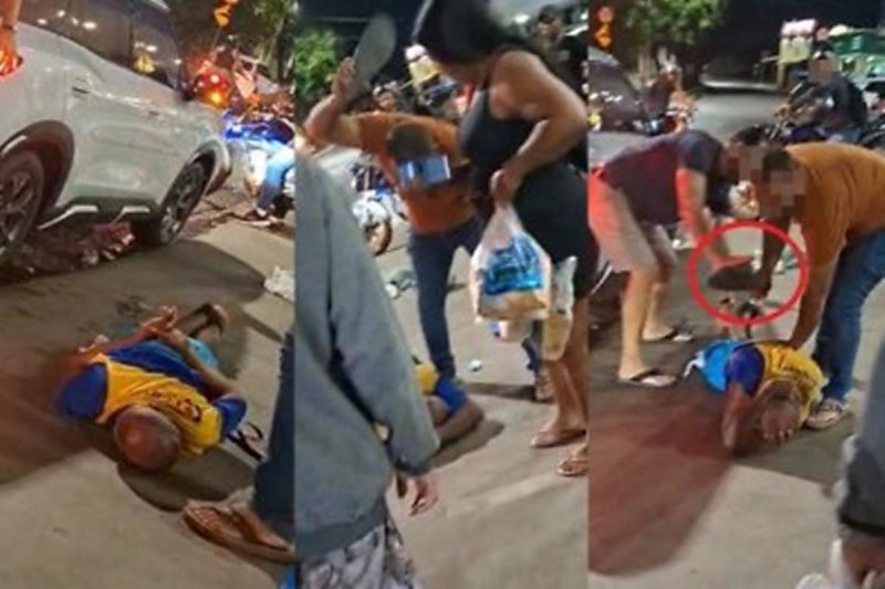 Tarado leva surra e é amarrado por populares após ejacular em loja em MT; vídeo