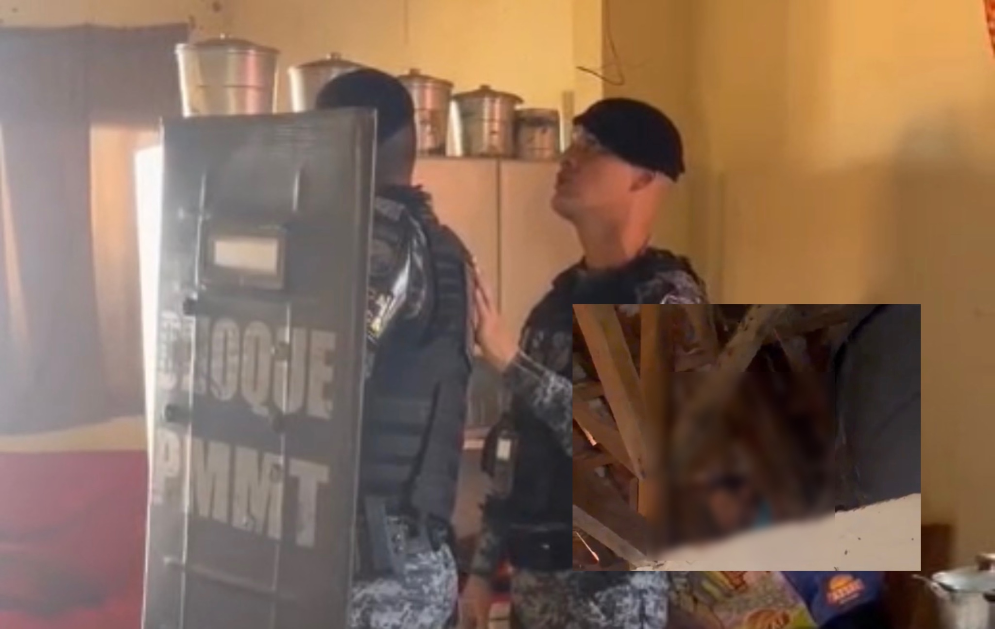 Vídeo mostra desespero de homem que ameaçou se matar em Rondonópolis
