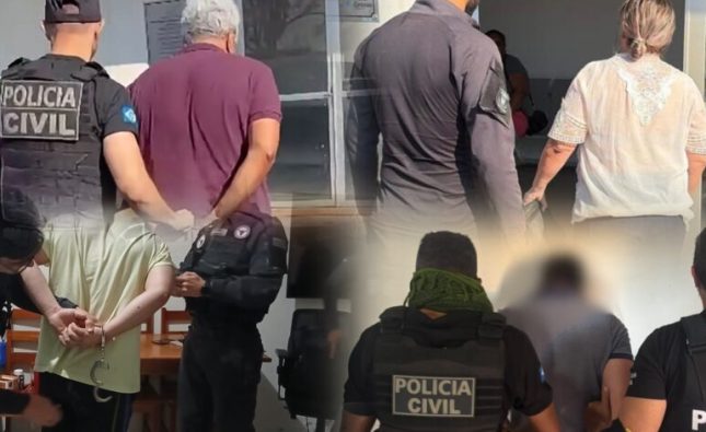 Vídeo mostra prisões de suspeitos de golpe milionário na venda de fazenda em Rondonópolis e região