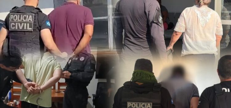 Vídeo mostra prisões de suspeitos de golpe milionário na venda de fazenda em Rondonópolis e região