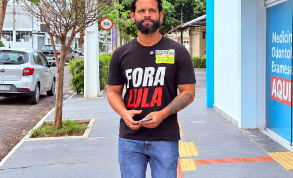 Vinicius Santana levanta a bandeira “Fora Lula” por todo MT e dispara: “O que o Lula fez para o Brasil?”