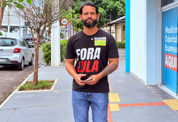 Vinicius Santana levanta a bandeira “Fora Lula” por todo MT e dispara: “O que o Lula fez para o Brasil?”