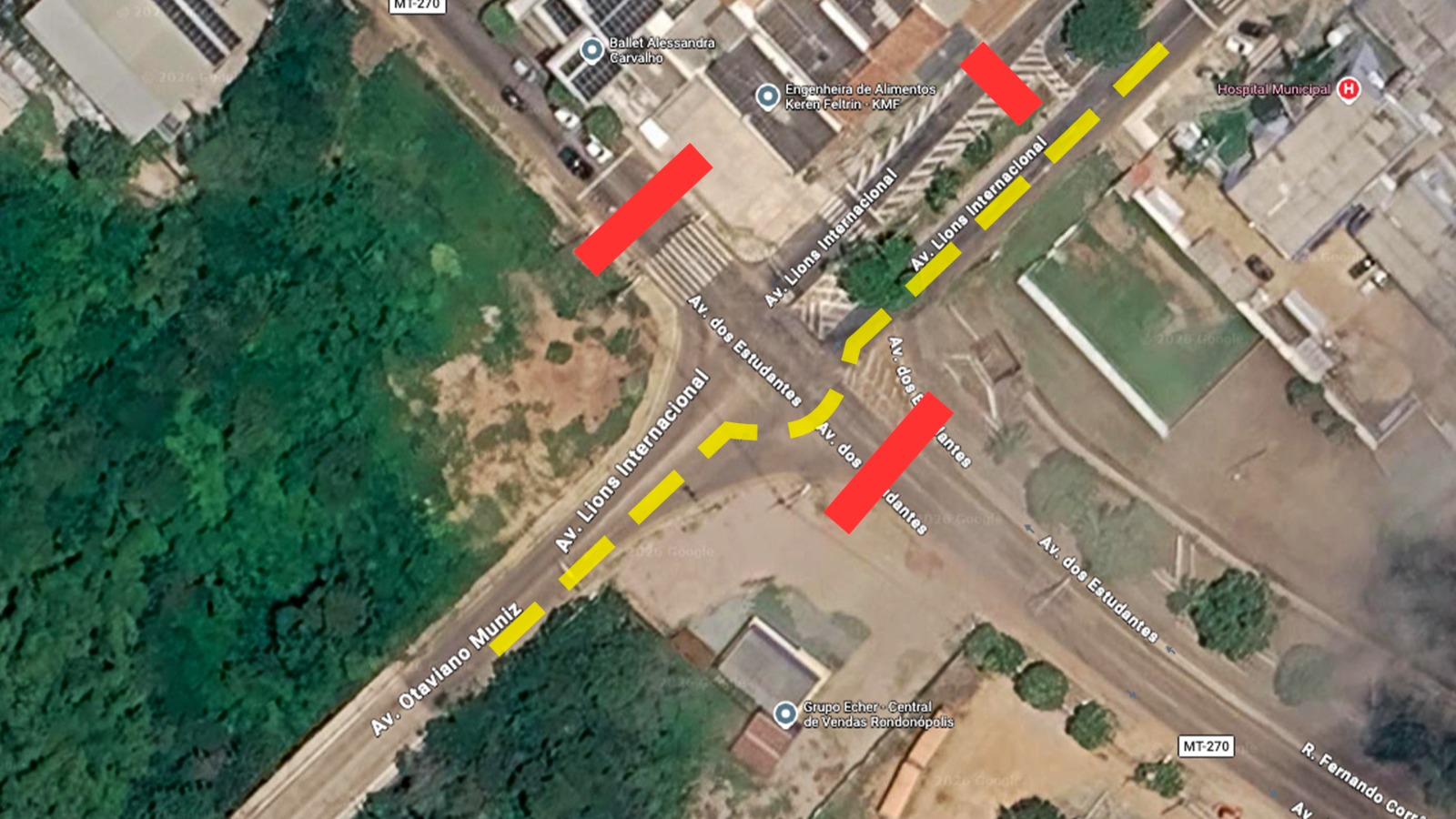 Atenção motoristas: interdição para obras do viaduto agora será na rua Fernando Corrêa
