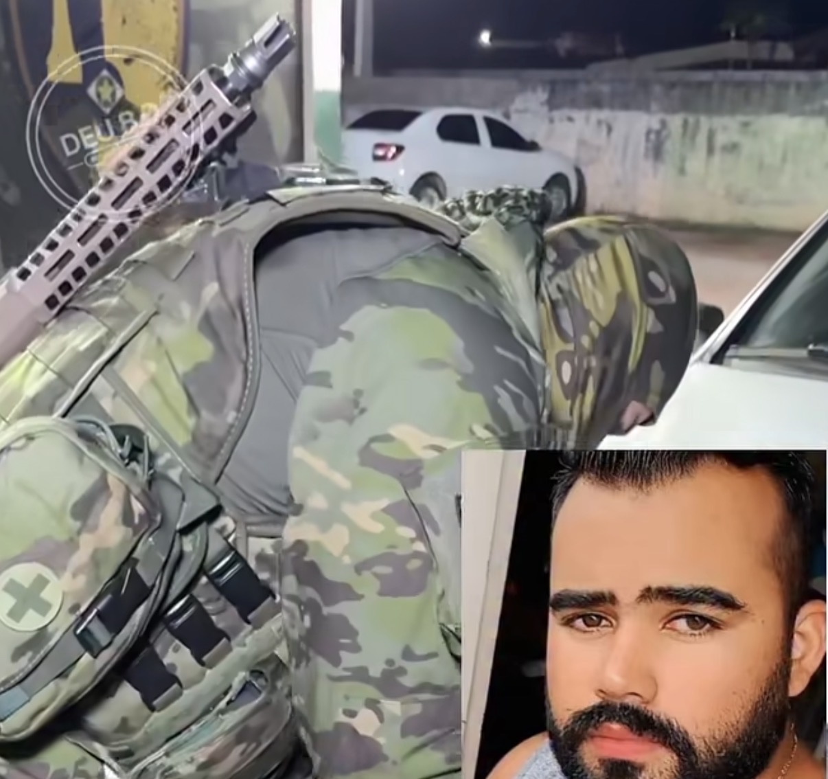 Bandido de alta periculosidade morre no Hospital Regional após troca de tiros com o Gefron; vídeo