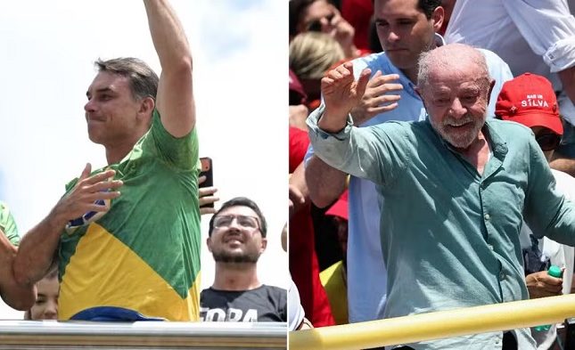 Datafolha, votos válidos: Flávio Bolsonaro, 51%; Lula, 49%