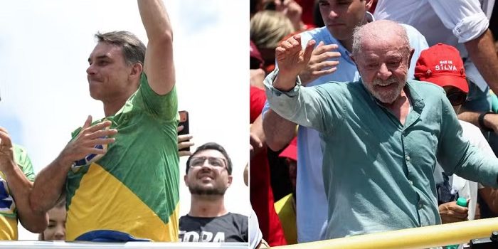 Datafolha, votos válidos: Flávio Bolsonaro, 51%; Lula, 49%