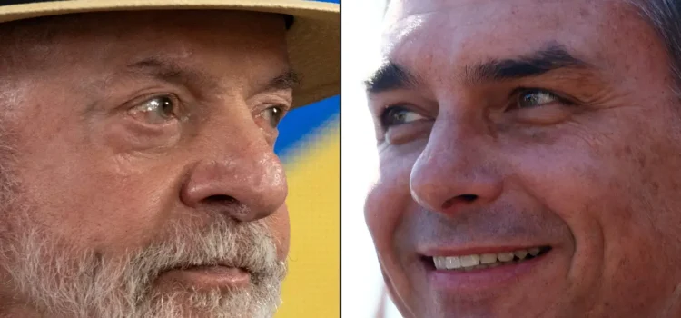 Flávio Bolsonaro lidera nova pesquisa Real Time Big Data com 52% dos votos válidos contra 48% de Lula