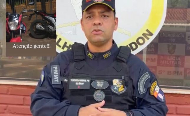 Imagens de personagens circulam em Rondonópolis e comandante da PM alerta contra fake news