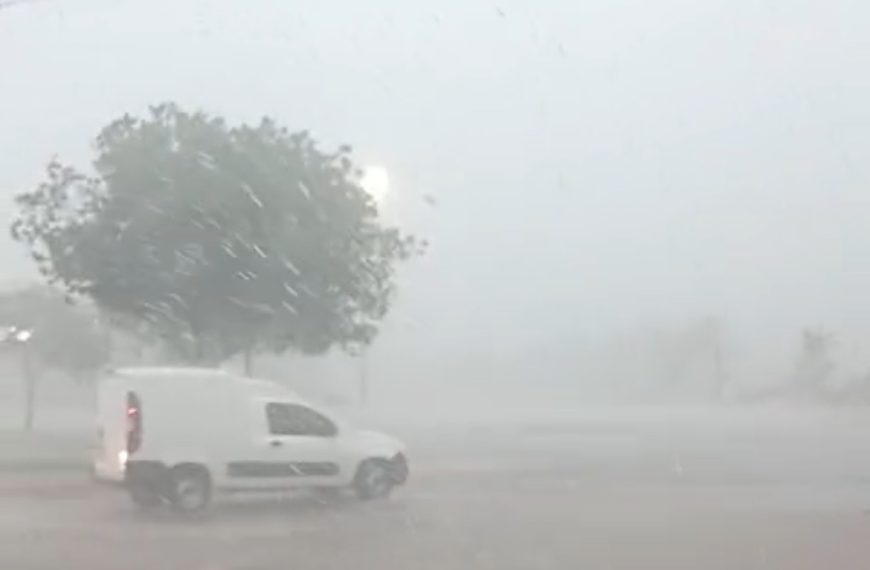 Inmet emite alerta laranja de perigo para tempestade nesta quarta-feira em Rondonópolis; ventos podem chegar a 100 km/h