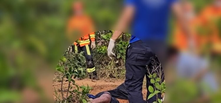 Jovem é morto e enterrado de cabeça para baixo em cova rasa em MT; vídeo forte