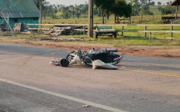 Motociclista morre após perder controle em quebra-molas na entrada de cidade em MT
