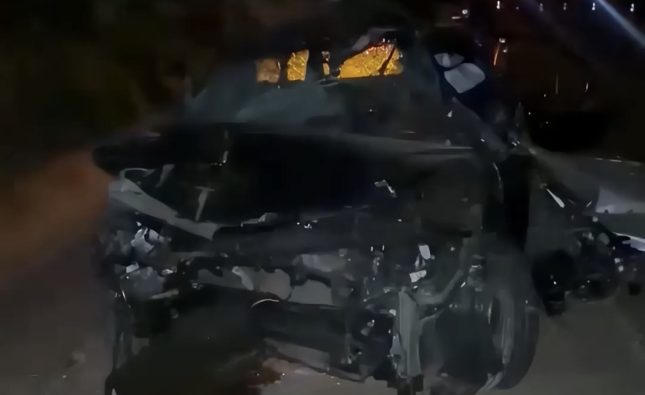 Motorista de Corolla morre após colidir em carreta tombada na BR-163 em Rondonópolis; vídeo