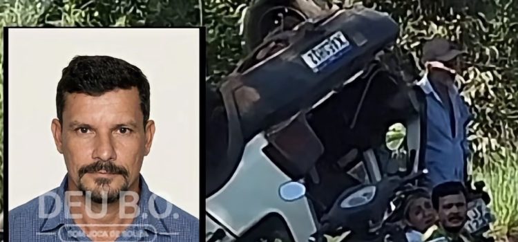Motorista morre no Hospital Regional após capotar veículo brutalmente em região de assentamento; vídeo