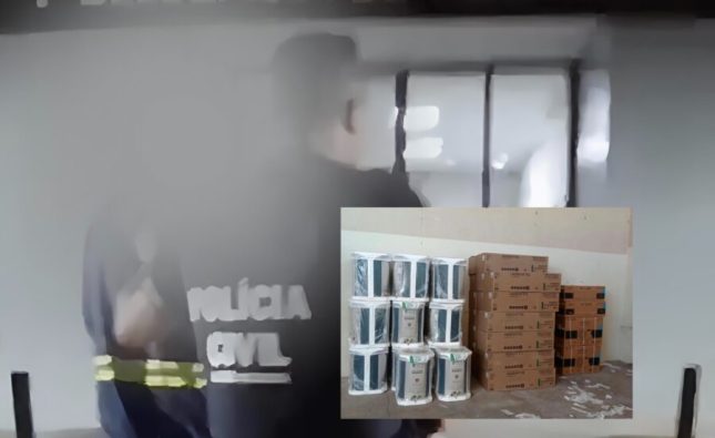 PC recupera 24 aparelhos de ar-condicionado furtados da Prefeitura de Rondonópolis; vídeo mostra prisão