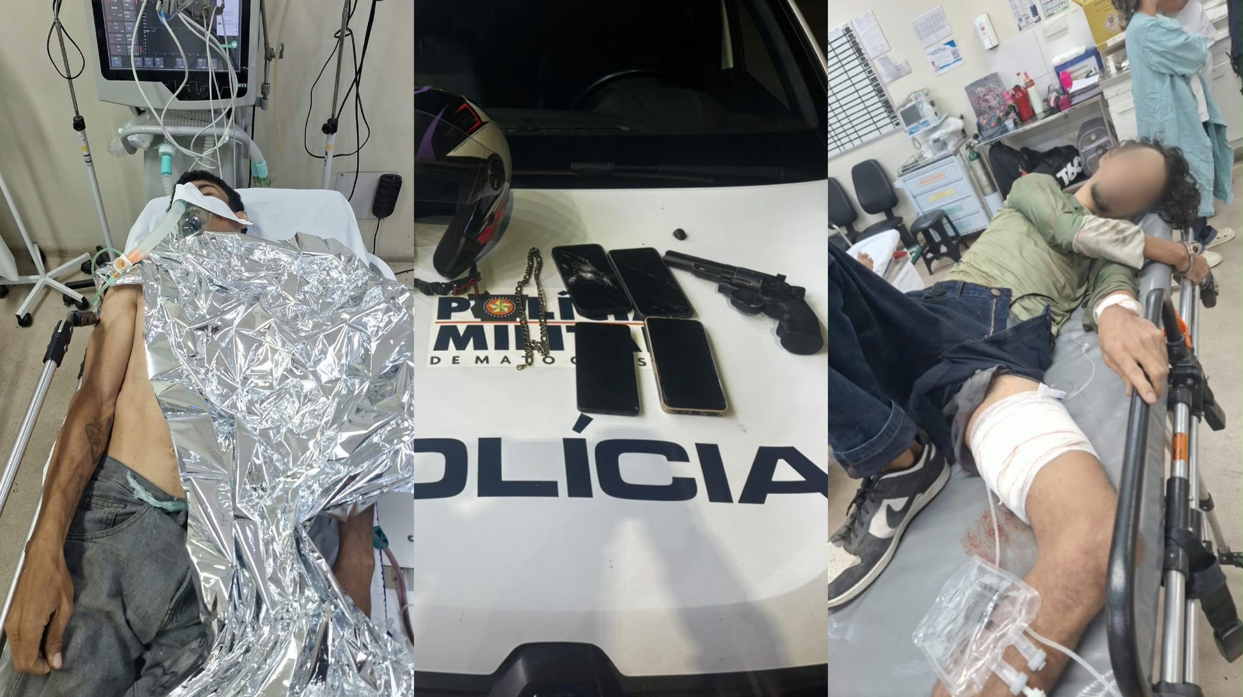 PM troca tiros com criminosos durante assalto a pet shop e liberta reféns em MT; vídeo